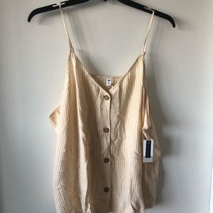 bp Yellow Striped Tank